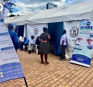 ECUREI Physiotherapy, Prostate, and Breast Cancer Screening Camp at The Uganda  Electoral Commission Headquarters