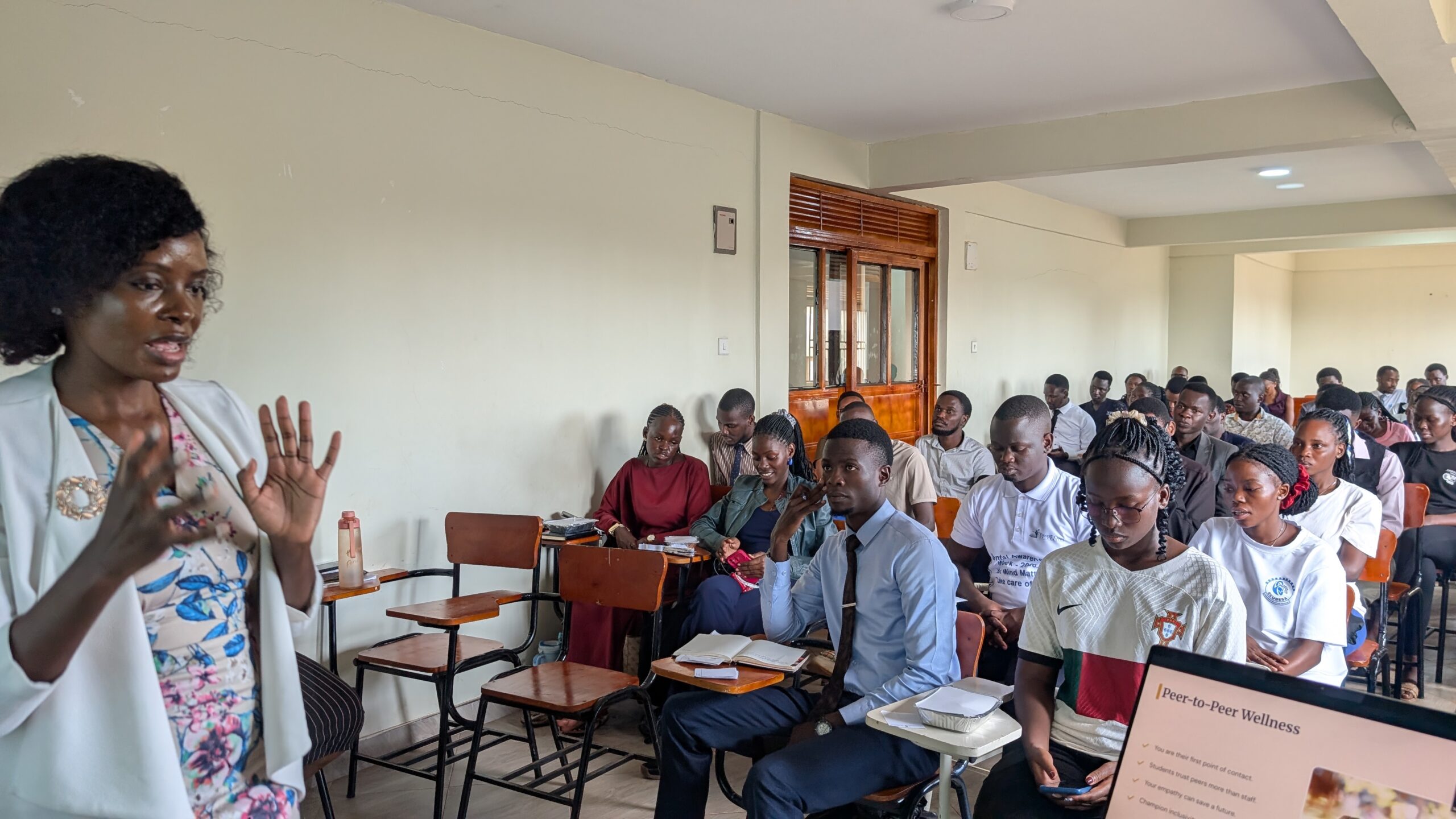 Ernest Cook University students Mental Health awareness session