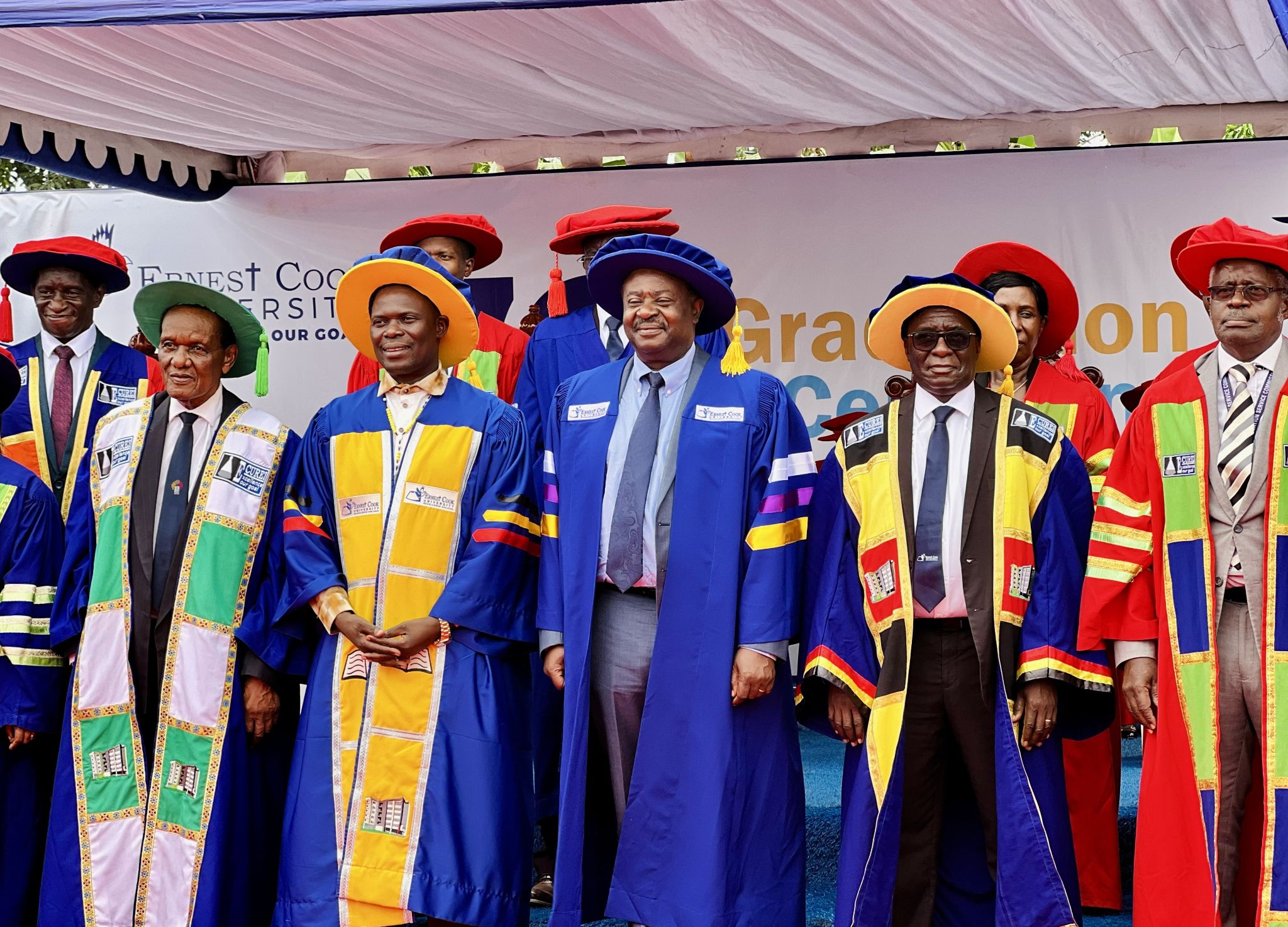Ernest Cook University graduation