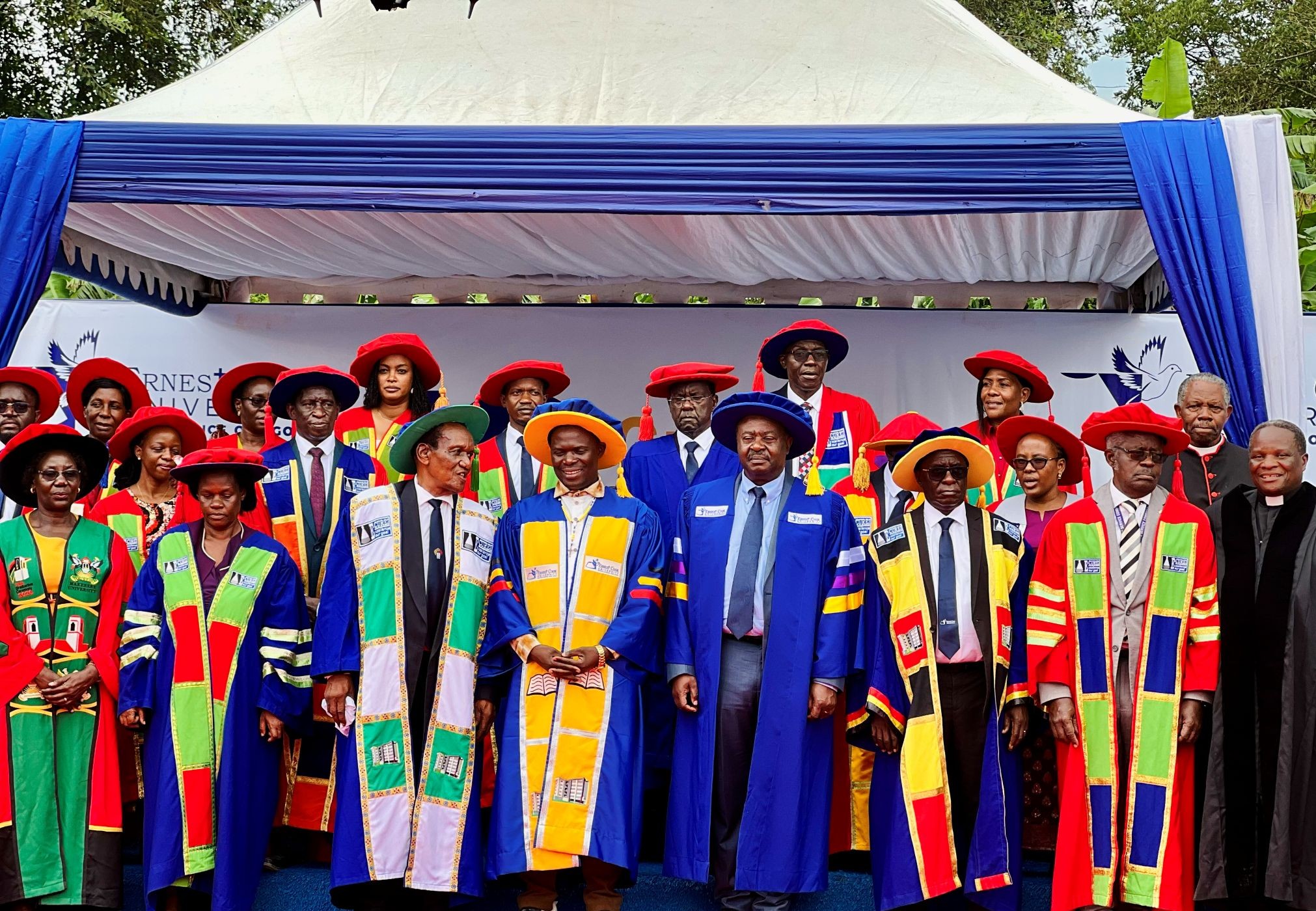 Ernest Cook University Staff at the Graduation
